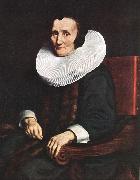 MAES, Nicolaes, Portrait of Margaretha de Geer, Wife of Jacob Trip